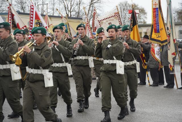 Die Militärmusik spielte zum Festakt groß auf. | Foto: Emanuel Hasenauer