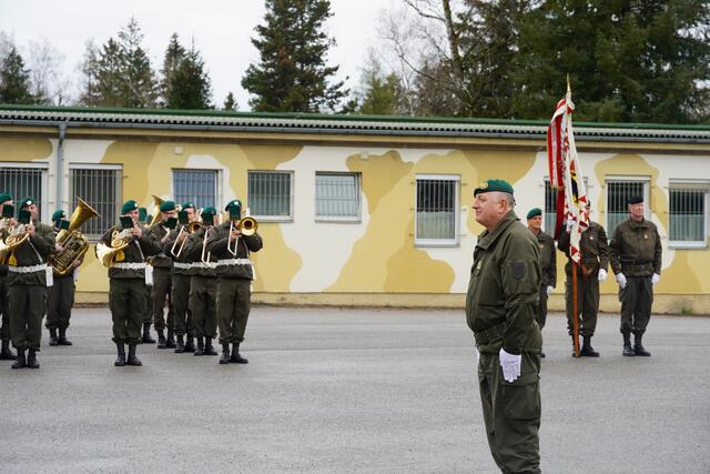 Auch die Militärmusik spielte zum Festakt auf. | Foto: Emanuel Hasenauer