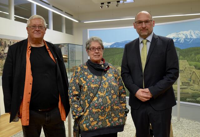 Gemeinderat Gerhard Kattinger (SPÖ), Ruth Contreras, Werner Sulzgruber | Foto: Elisabeth Peinsipp