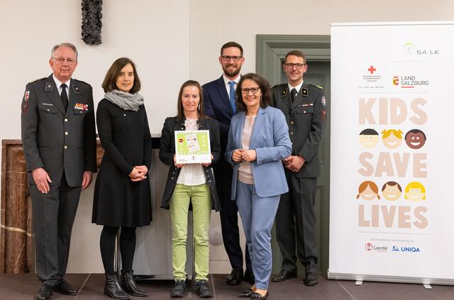 Barbara Möslinger von der Mittelschule Lend. | Foto: Land Salzburg/Neumayr/Andreas Schaad