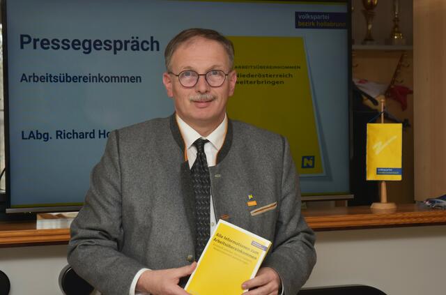 Landtagsabgeordneter Richard Hogl zum Arbeitsübereinkommen mit der FPÖ. | Foto: ÖVP HL