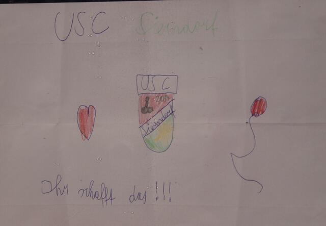 Ein wahrer jugendlicher Stocksport-Fan.