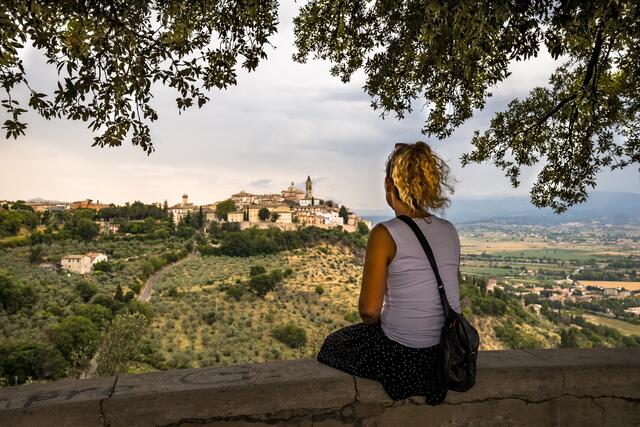 Blick auf Trevi, Region Umbrien | Foto: Regione Umbria 