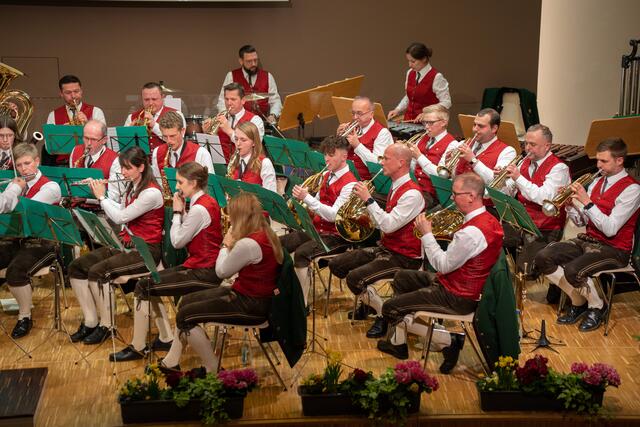 Die Musikerinnen und Musiker des Musikvereins Pötting zeigten ihre Stücke.  | Foto: MV Pötting