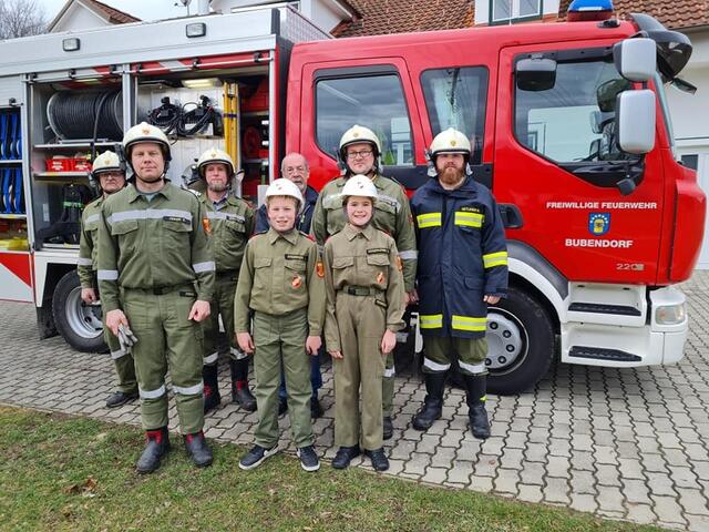 ...ein Teil der Mannschaft nach der Übung | Foto: Otto Krcal