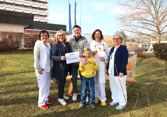 Martina Tschech, Ingeborg Rinke, Stefan Szing, Charlotte-Rosalie Szing, OÄ Priv. Doz. Dr. Gudrun Kreye, Petra Harrauer  | Foto: Uniklinikum Krems