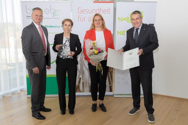 BVAEB-Generaldirektor Gerhard Vogel, Barbara Hatz, Ina Rossmann-Freisling, Obmann BVAEB Norbert Schnedl  | Foto: J. Schimmer