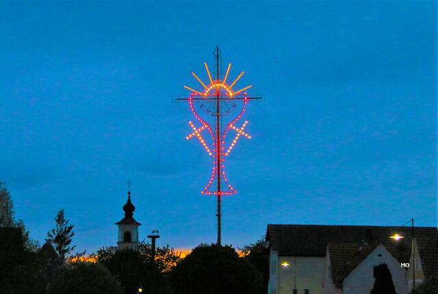 Osterkreuz, Osterfeuer, Steiermark