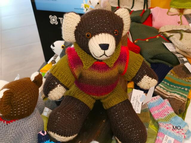 Strickkunst, Teddybär, Osterausstellung, Graz