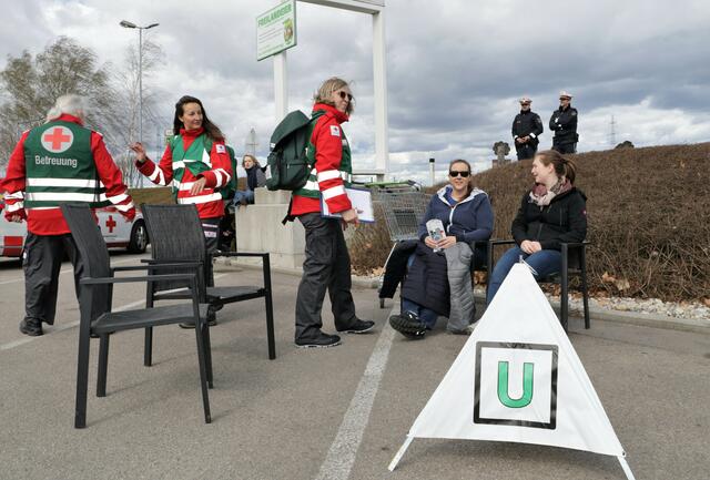 Sammelpunkt der Betreuung | Foto: Christian Nowotny