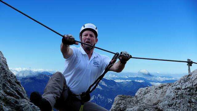 Kraft ist in den Bergen sehr wichtig.