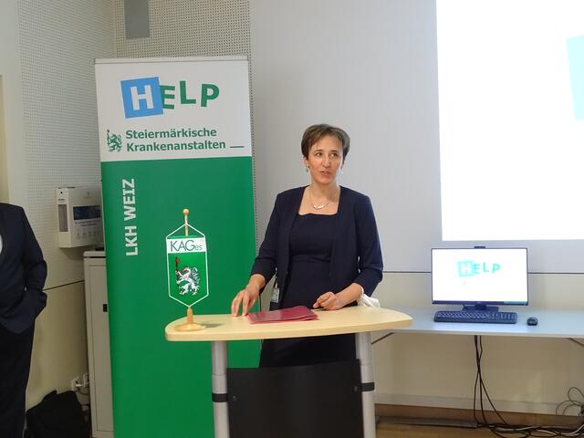 Johanna Mandl, Pflegedirektorin des LKH Weiz. | Foto: RegionalMedien Steiermark/Barbara Vorraber