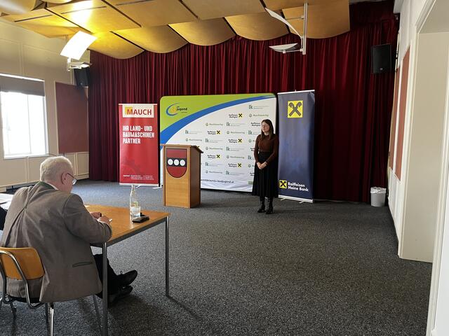 Vorbereitete Rede Kathrin Wighart (Landjugend Neukirchen) | Foto: Bezirkslandjugend Braunau