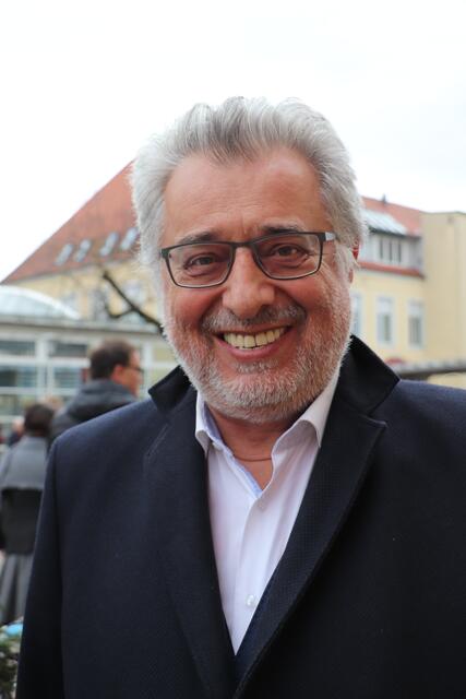 Der Präsident der Katholischen Aktion Steiermark Andreas Gjecaj nahm in seiner Heimatgemeinde Kalsdorf an der Palmweihe teil. | Foto: Edith Ertl