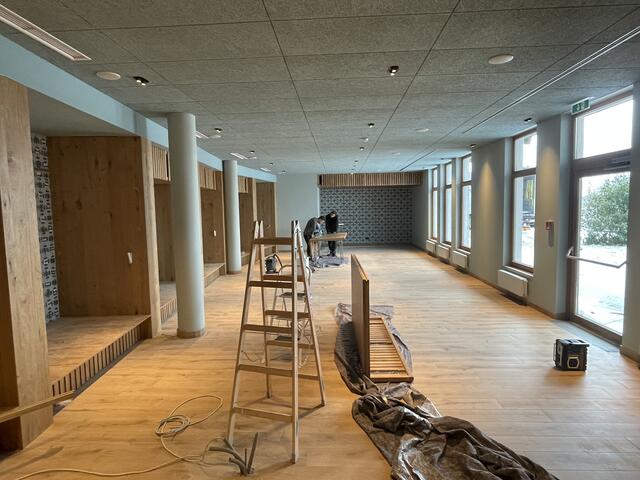Der neue Ruhebereich noch in Baustellenversion. | Foto: BRS