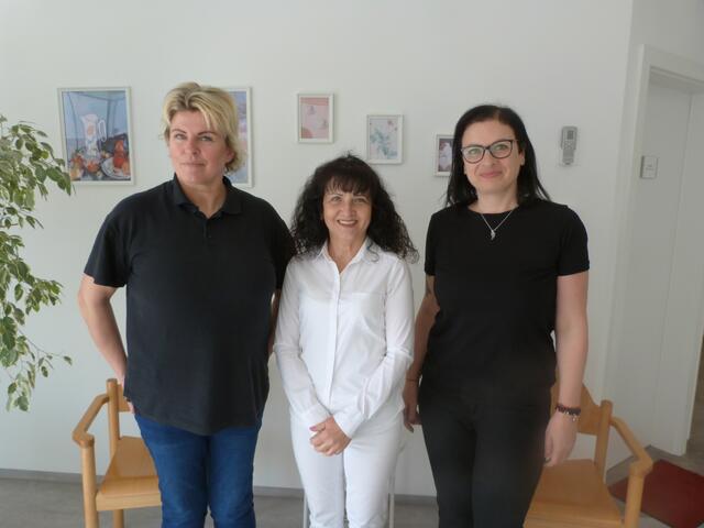 Monika Nadzon, Livia Kocsis und Jùlia Schneider präsentierten ihr neues Studio in Horitschon