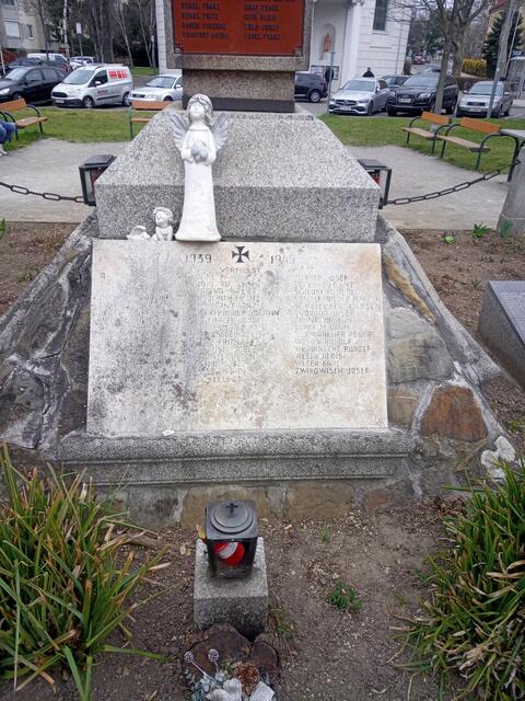 Das Kriegerdenkmal in Inzersdorf in der Draschestraße. | Foto: FPÖ Liesing