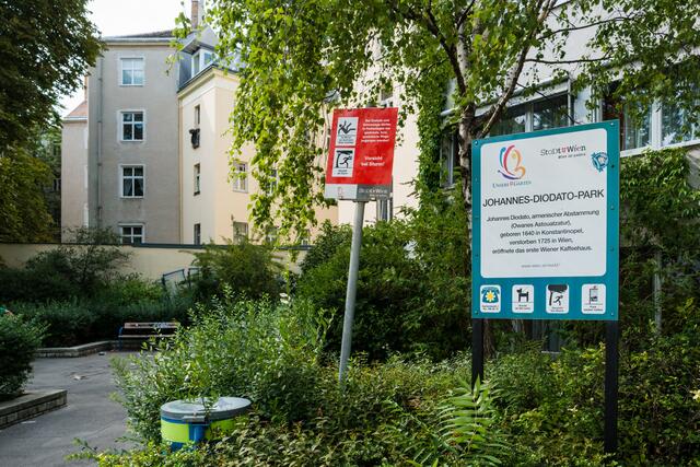 Der Johannes-Diodato-Park soll in den Straßenraum erweitert werden. Davor sind Anrainerinnen und Anrainer zu Bürgergesprächen eingeladen.