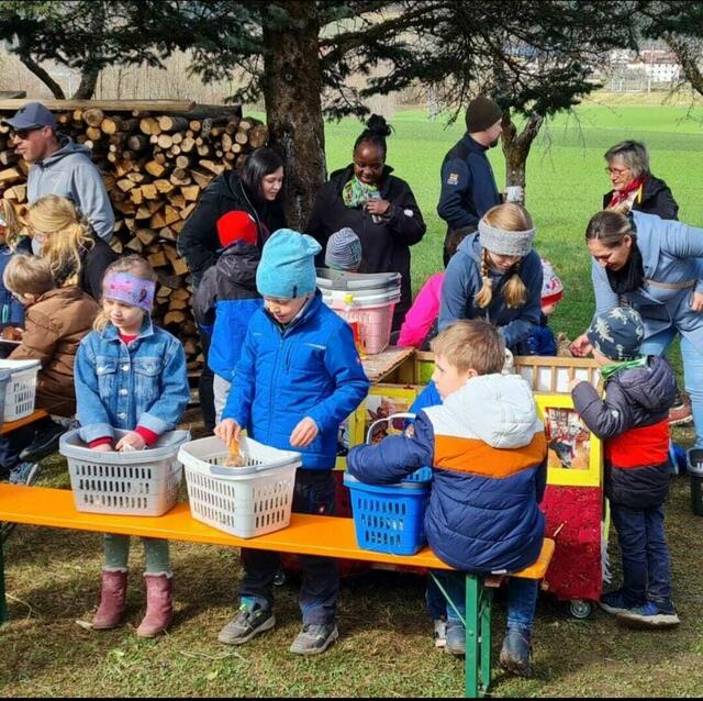 Ende März fand der erste Osterbasar in Thörl-Maglern statt. | Foto: Marktgemeinde Arnoldstein