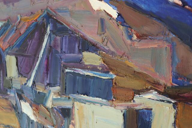 Beim Besuch der Ausstellung „Frühlingserwachen" in den lichtdurchfluteten Räumen der Galerie Maier spürt man den Frühling auch bei winterlichen Temperaturen.  | Foto: Martina Obertimpfler 