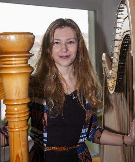 Im Musikzimmer von Petra Mallin. | Foto: Regina Courtier