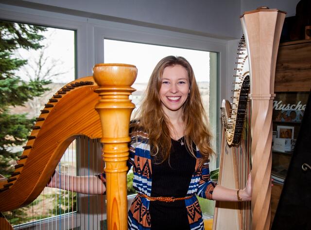 Im Musikzimmer von Petra Mallin. | Foto: Regina Courtier