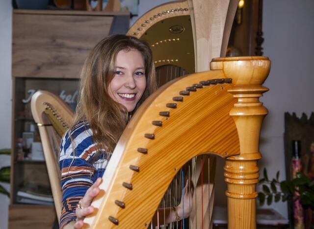 Im Musikzimmer von Petra Mallin. | Foto: Regina Courtier