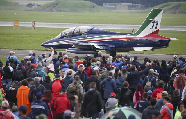 Die Frecce Tricolori waren Stars der letzten Airpower. | Foto: GEPA pictures