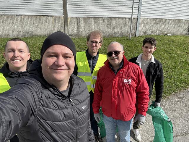 Sandro Entholzer, Thomas Antlinger, Markus Obermair, Klaus Petermandl und Markus Wagner. (v.l.) | Foto: SPÖ Grieskirchen