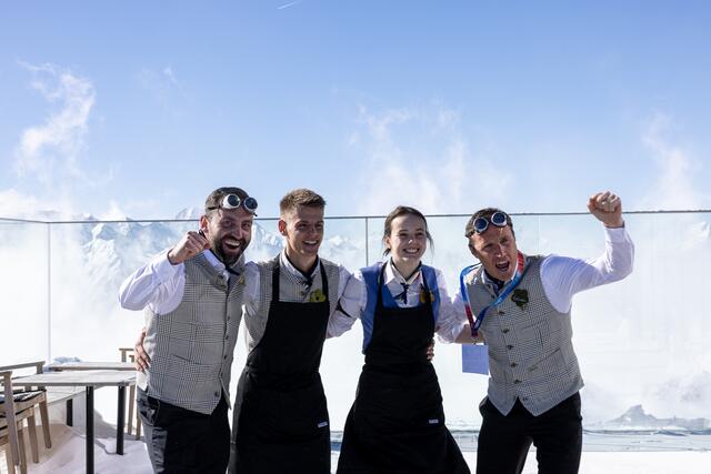 Sichtlich Spaß hatten die Gastro Supertalente. | Foto: Kirchgasser Photography