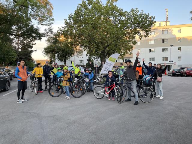 Der erste Bicibus durch Hietzing im vergangenen Jahr war ein Erfolg. Nun steht ein weiterer Termin vor der Tür.  | Foto: Kautzky