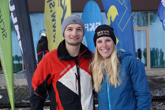 EC Sieger Daniel Lumplecker und Denise Dietl. | Foto: Wintersportverein Trattenbach