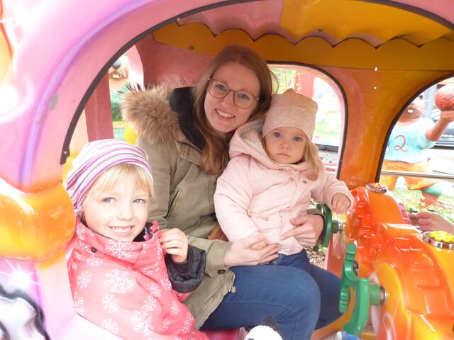 Die Kleinen drehten zahlreiche Runden am Bummelzug und genossen den Genussmarkt im Oberpullendorfer Osterland!