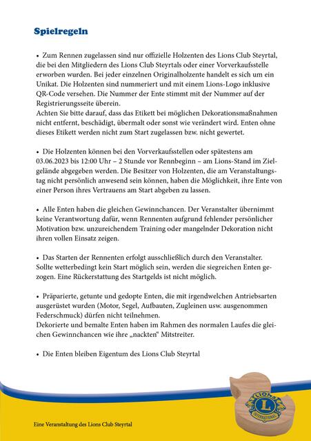 Erstes umweltfreundliches Entenrennen im Steyrtal | Foto: Lions Club Steyrtal