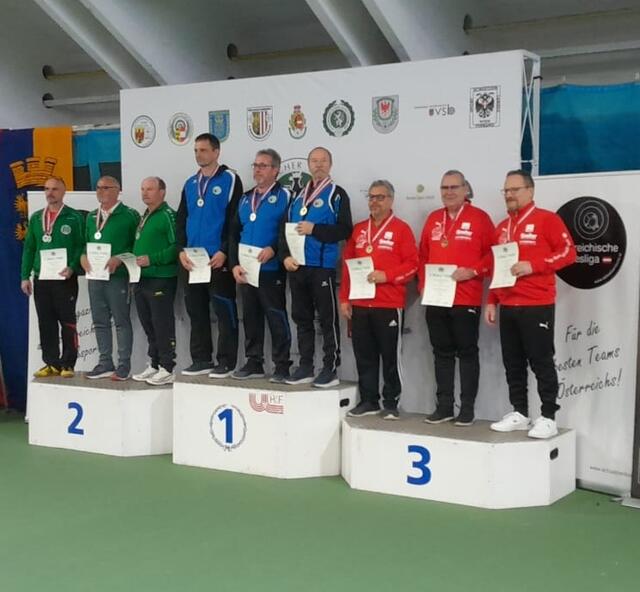 Josef Gschweitl (2vL) und Herbert Sallegger (3vL)