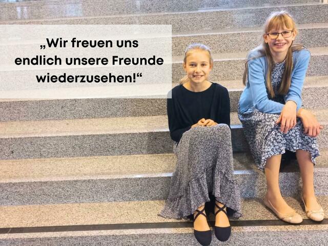 Mara &amp; Milena, 10 und 13 Jahre alt | Foto: Theresia Krabath