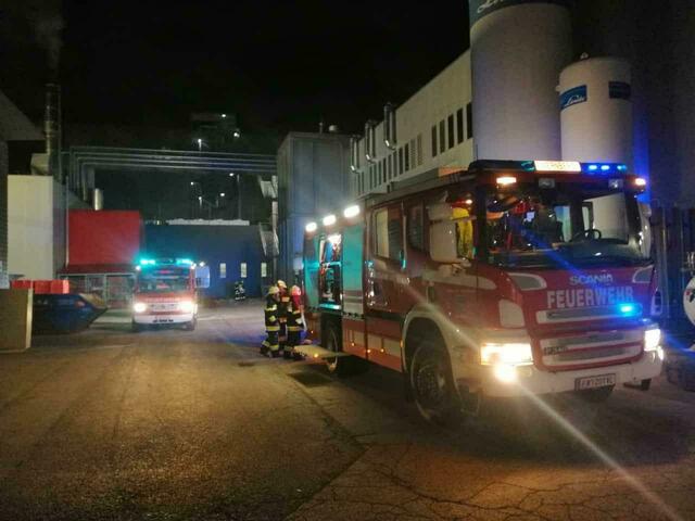 Die Einsatzmeldung lautete: "Brandmeldeanlage ausgelöst in einem Industriebetrieb in Föderlach" | Foto: Freiwillige Feuerwehr Föderlach