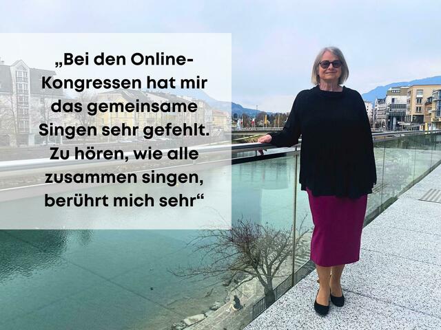 Martha, langjährige Kongressbesucherin | Foto: Alyssa Hafner