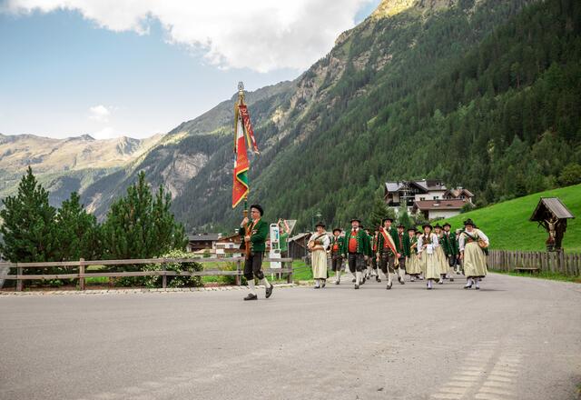 Die Musikkapelle Kaunertal. | Foto: ORF/Papke Film/SEVERIN WEGENER