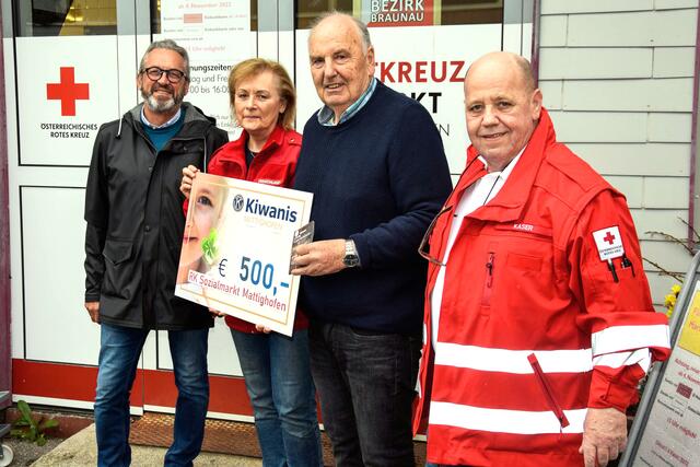 V.l.n.r.: Gerhard Vjenik, Sylvie Freischlager, Heinz Singer und Georg Kaser. | Foto: RK/LV OÖ