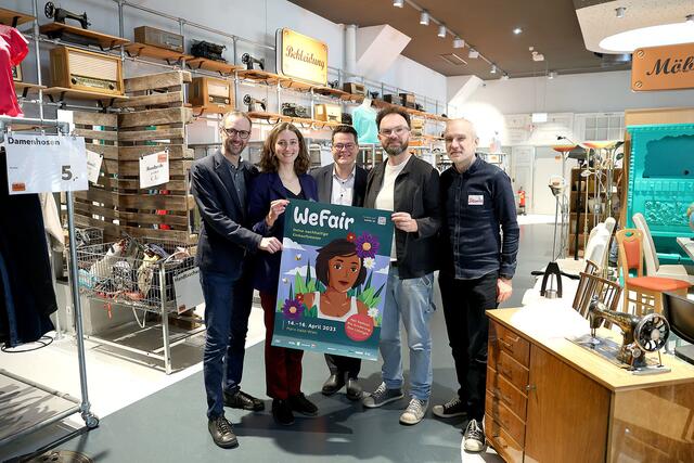 Bei der Präsentation der WeFair-Messe. | Foto: PID/VOTAVA