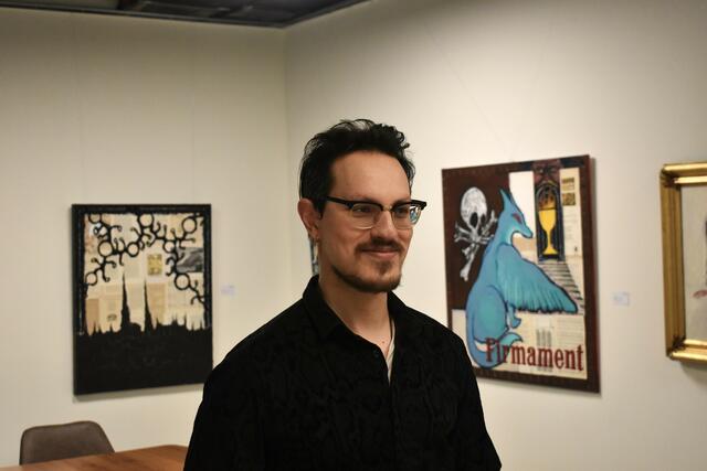 Moritz Seeburger wird bald seine neuen Werken im Rahmen der Art Austria im Museumsquartier präsentieren. | Foto: Seeburger