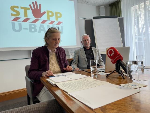 Die Initative nennt sich "Stopp U-Bahn". Beim Projekt S-Link handle es sich jedoch um eine tiefer gelegte Schienentrasse. | Foto: sm