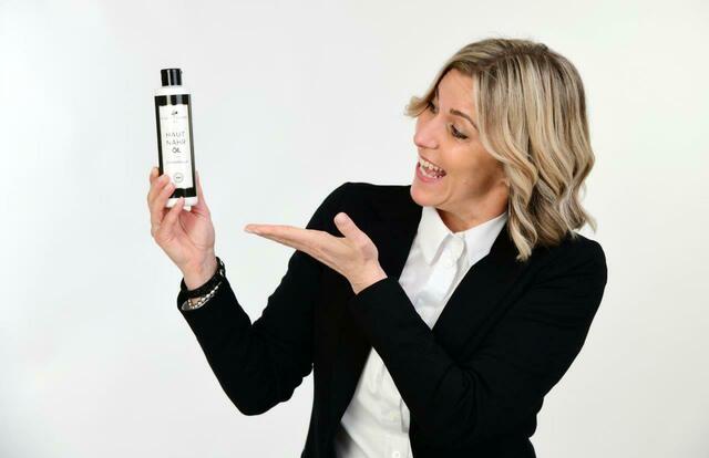 Tamara Walser mit ihrem erfolgreichen Eigenprodukt Citronella". | Foto: Beautylagune