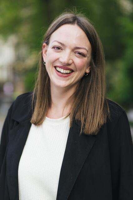 Die stellvertretende Bezirksvorsteherin Lena Köhler (Grüne) ist für das Mitmach-Budget verantwortlich.  | Foto: Caro Pernegger