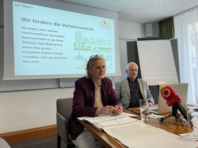 Wilfried Rogler und Hadwig Soyoye-Rothschädl würden das Geld für andere Projekte, etwa die Ausarbeitung von oberirdischen Alternativen verwenden.  | Foto: sm