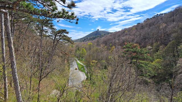 Station 11 – Auf dem Urtelstein - die Straße die durch den Tunnel des Urtelstein führt ...

 | Foto: Walter Fuchs