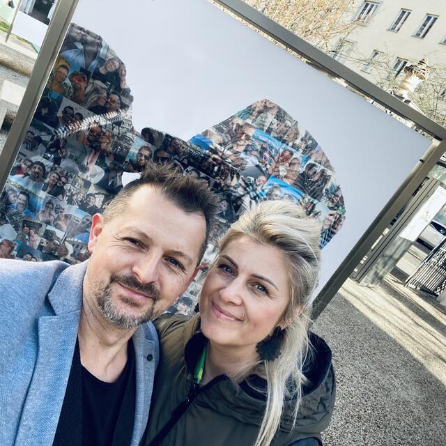 Sascha Meister mit seiner Frau Marlis. | Foto: Meister