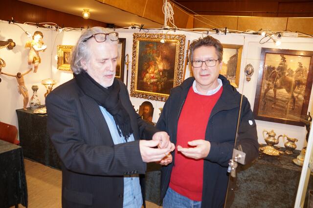 Didier Morteveille im Gespräch mit Fritz Linder. | Foto: Schmatz