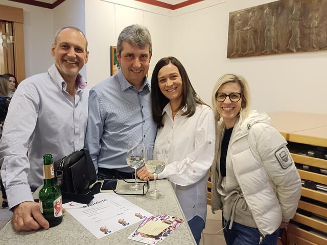 Mario, Andreas, Marion und Barbara hatten gute Unterhaltung